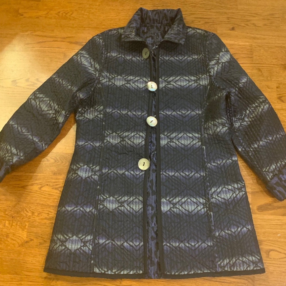 PATTI KIM REVERSIBLE QUILTED COAT